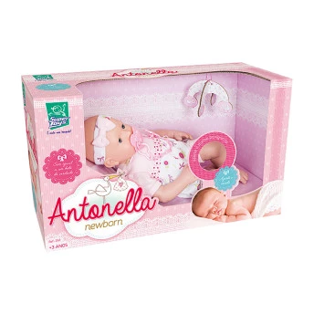 Boneca Antonella Newborn - Super Toys