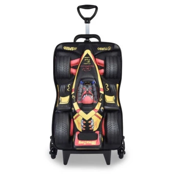 Mochilete Escolar - 3 Rodas - 3D - F1 Speed - Maxtoy