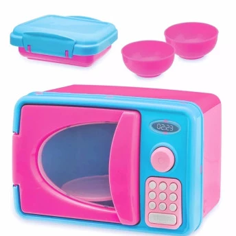 Kit Microondas Infantil com Som e Luz - Le Chef - Usual Brinquedos