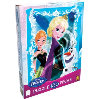 Quebra-Cabeça Puzzle 150 peças Frozen - Grow