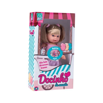 Boneca que Canta e Fala - Docinho da Mamãe - Super Toys