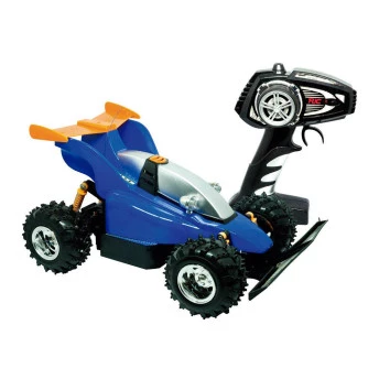 Carro Controle Remoto 7 Funções Fighter Carros Azul - Candide