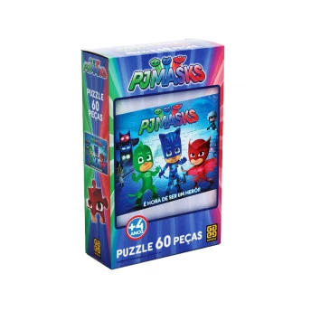 Quebra Cabeça PJ Masks 60 Peças - Grow