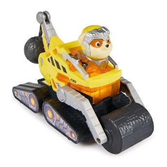 Veículo com Figura - Patrulha Canina Um Filme Superpoderoso - Rubble - Sunny Brinquedos