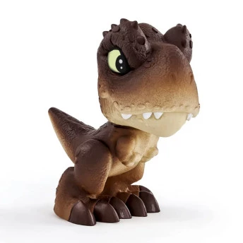 Figura Articulada - Jurassic World - Mini Baby Dinos - T-Rex Marrom - Pupee