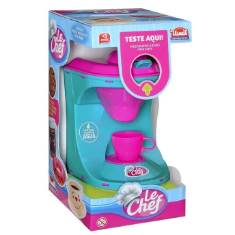 Cafeteira Le Chef com Som e Luz - Usual Brinquedos