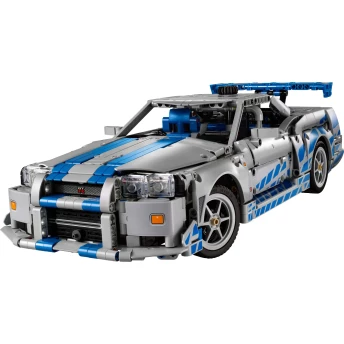 Bloco de Montar - TECHNIC – Nissan Skyline GT-R de Velozes e Furiosos - 1410  peças - LEGO
