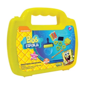 Bob Esponja - Mini Maleta Massinha de Modelar - Sunny