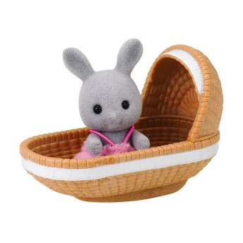 Sylvanian Families - Bebê Coelho Com Berço - Epoch Magia