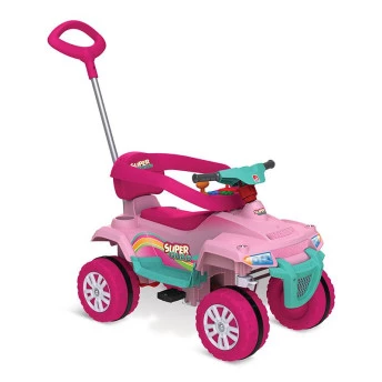 Super Quad Passeio Pedal Rosa - Bandeirante