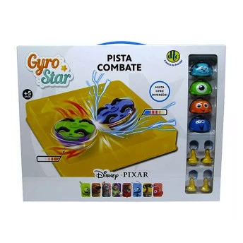 Kit 4 Gyro Star Pista de Combate Arena Disney Pixar - DTC