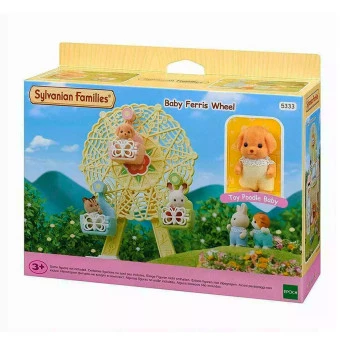 Figura com Acessório - Sylvanian Families - Roda Gigante - Epoch Magia