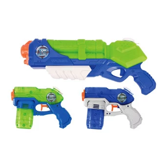Kit Lançadores de Água - X-Shot - 1x Tormenta e 2x Maremoto - Candide