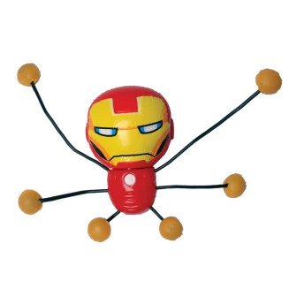 Boneco Pegajoso - Marvel - Avengers - Creepeez - Iron Man - Candide
