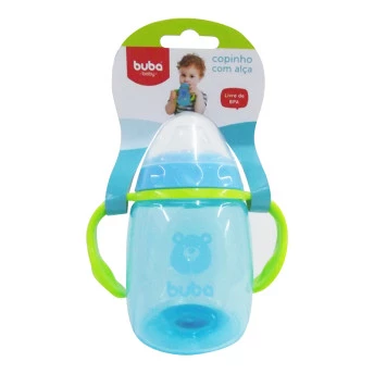 Copo com Alça 300ml - Azul  - Buba