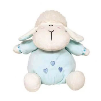 Pelúcia Ovelhinha Bolinha Azul - Buba Toys