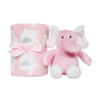 Manta Gift Elefantinho Rosa - Buba Toys