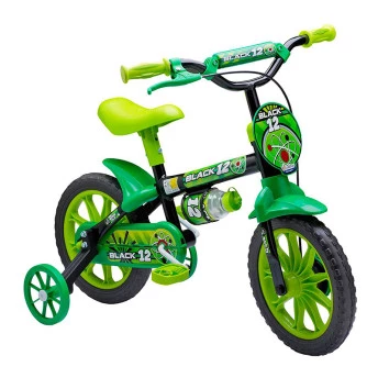Bicicleta Infantil Nathor Aro 12 - Black 12 - Nathor