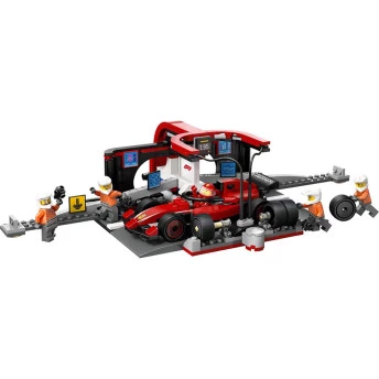 Blocos de Montar - Fórmula 1 Pit Stop e Equipe F1 - LEGO City