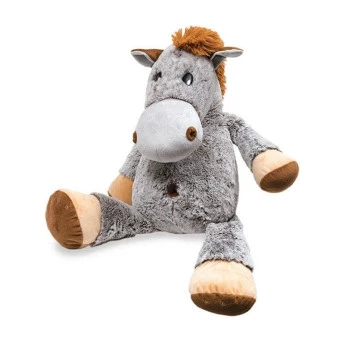 Pelúcia Cavalo Amigão - Cinza - Buba Toys