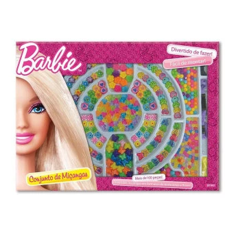 Barbie Miçangas - 100 Peças - Barão Toys
