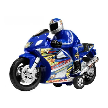 Moto de Fricção - Moto Racer - Azul - Líder Brinquedos