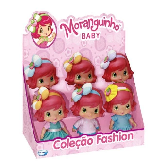 Coleção Moranguinho Fashion Display Com 6 Unidades