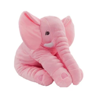 Almofada Elefante de Pelúcia Rosa - Buba Baby