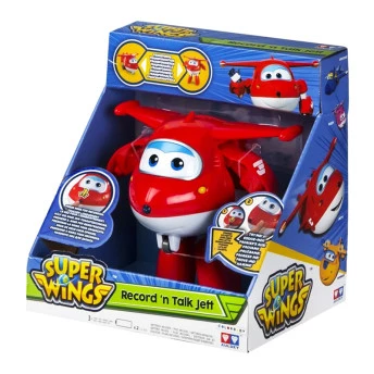 Super Wings Boneco Jett Grava e Fala - Barão Toys