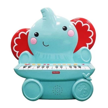 Teclado Infantil Fisher Price Elefante 25 Teclas - Barão Toys