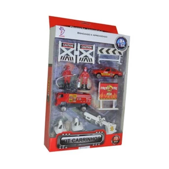 Kit Carrinho Bombeiros em Ação - Fenix