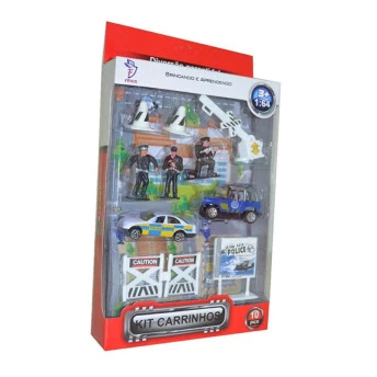 Kit Carrinho Polícia em Ação - Fenix