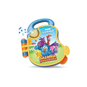 Livro Musical - Meu Livrinho - Galinha Pintadinha - Elka