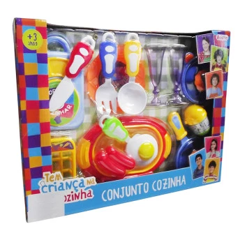 Conjunto Tem Criança Na Cozinha - BRA Rosita