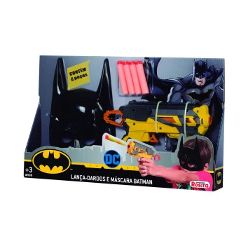 Kit Lança-Dardos e Máscara Batman - BBRA Rosita