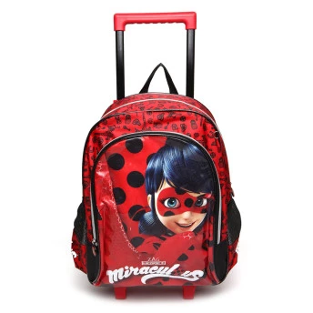 Mochila de Rodinhas Ladybug com Máscara -  Pacific