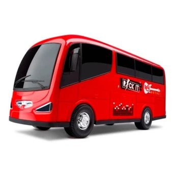 Ônibus de Brinquedo - Micro Bus - Vermelho - OMG Kids