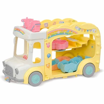 Ônibus Roda Livre - Sylvanian Families - Arco-íris Jardim da Infância - Epoch Magia