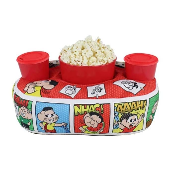 Almofada Porta Pipoca - Turma Da Mônica Quadrinhos - Kathavento