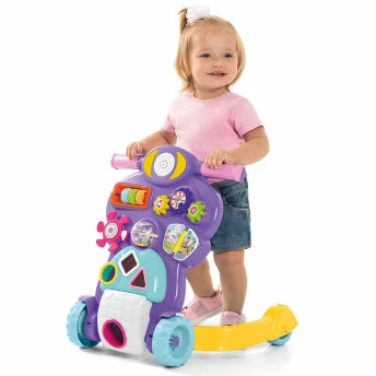 Andador e Centro de Atividades - Bebê Piloto - Lilás - TaTeTi