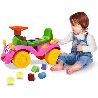 Andador Infantil Totokinha Bolinha - Rosa - Cardoso