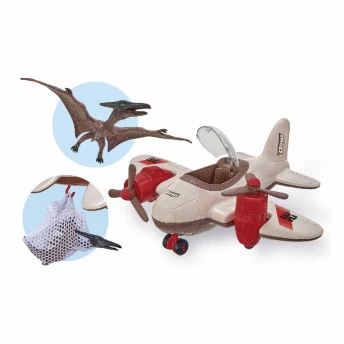 Avião com Acessórios - Dino Flying - Pterossauro - Usual Brinquedos