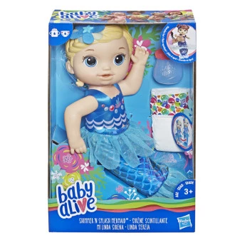 Baby Alive Linda Sereia Loira - Hasbro