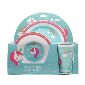 Kit Alimentação Unicórnio - Buba Toys
