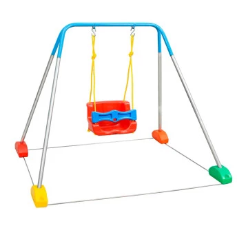 Balanço Infantil com Estrutura - JundBalanço - Colorido - Jundplay