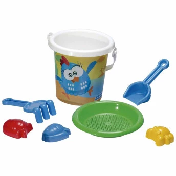 Balde de Praia Infantil - Galinha Pintadinha Mini - 7 Peças - Rosita