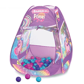 Barraca Infantil com Bolinhas Pônei - Samba Toys 