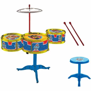 Bateria Infantil - Patrulha Canina - Bateria Musical Pequena - Candide