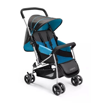 Carrinho de Bebê Berço Flip Azul - Multikids 