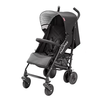 Carrinho de Bebê Guarda Chuva Essential Fisher Price Preto Multikids